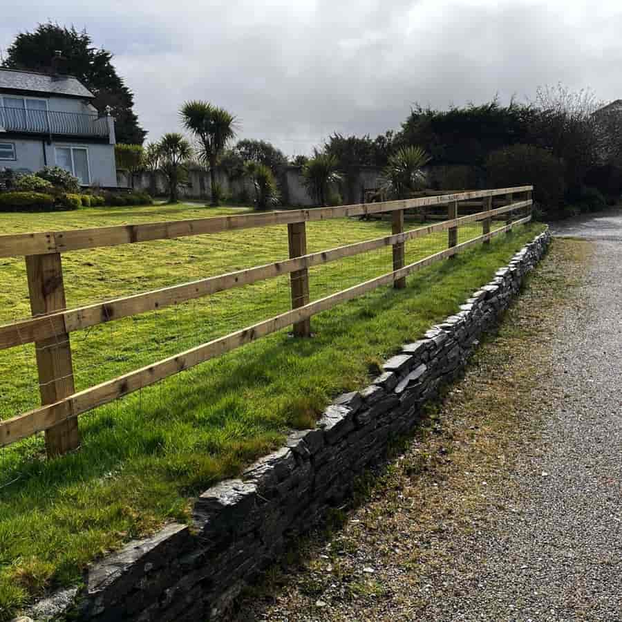 Wooden Post and Rail